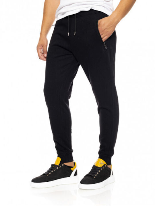 Splendid Men's Sweatpants with Rubber Black