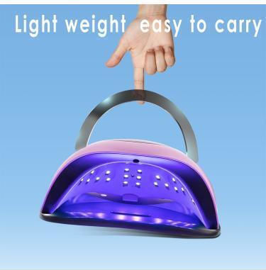 Lampă UV / LED pentru Unghii 120W Roz