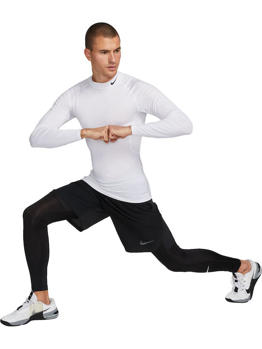 Dri-FIT Fitness Dri-Fit Αθλητικό T-shirt Λευκό