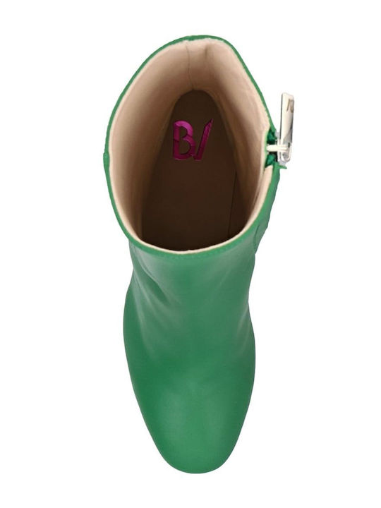 Women's Leather Boots Green