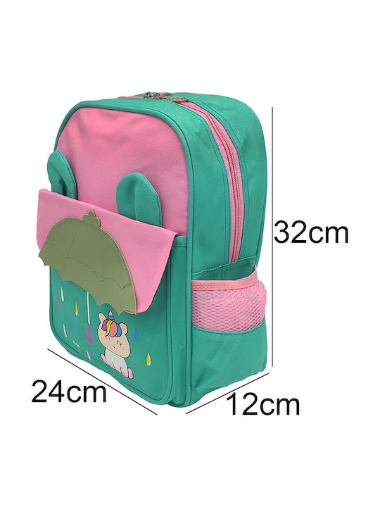 Gift-Me Kinder Rucksack Rucksack Türkis 24cmx12cmx32cmcm