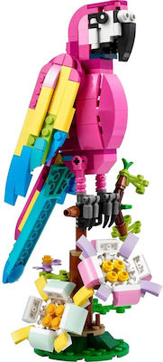 Lego Creator Exotic Pink Parrot pentru 7+ ani