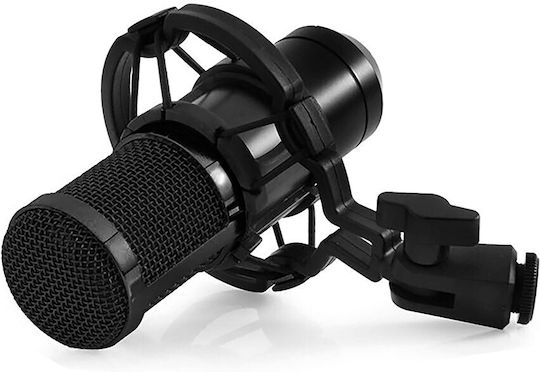 Media-Tech 333926 Комплект Микрофон XLR / USB Настолен за Студио в Черен Цвят