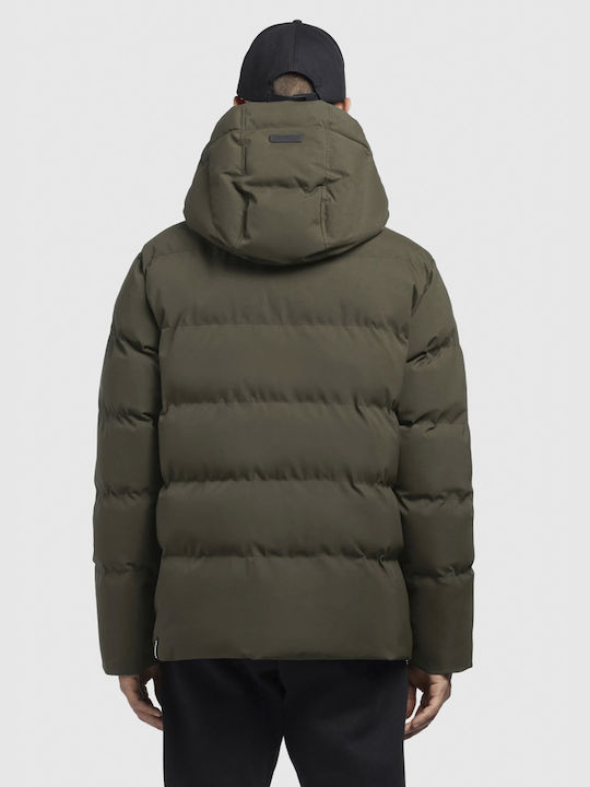 Khujo Herren Winter Jacke Puffer Grün