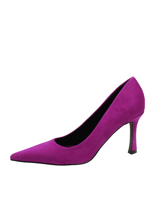 Pumps mit hohem Absatz Fuchsie