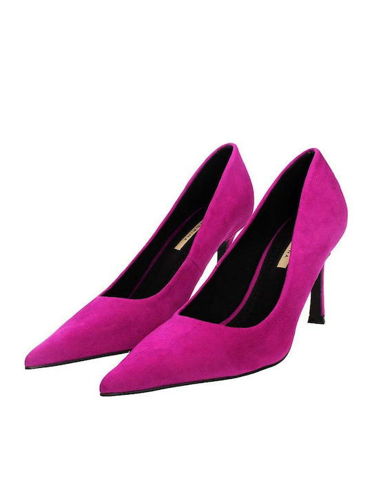 Pumps mit hohem Absatz Fuchsie