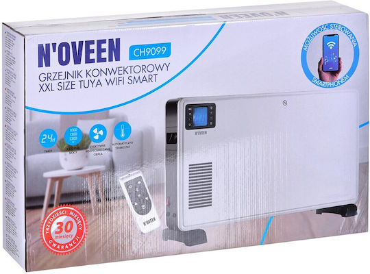 N'Oveen Θερμοπομπός Δαπέδου 2300W με Ηλεκτρονικό Θερμοστάτη και WiFi x