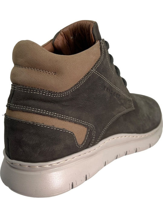 Leather Brown Men's Boots Anatomical