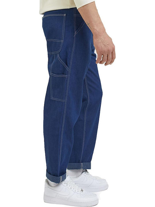 Carpenter Men's Jeans Pants with Relaxed Fit Blue