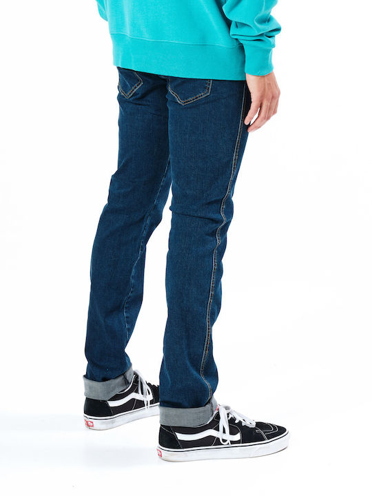 Herren Jeanshosen Elastisches Regular Fit Blau