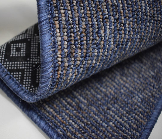Eurofil Teppich Texas Blau Breite 400cm Zuschnitt nach Maß