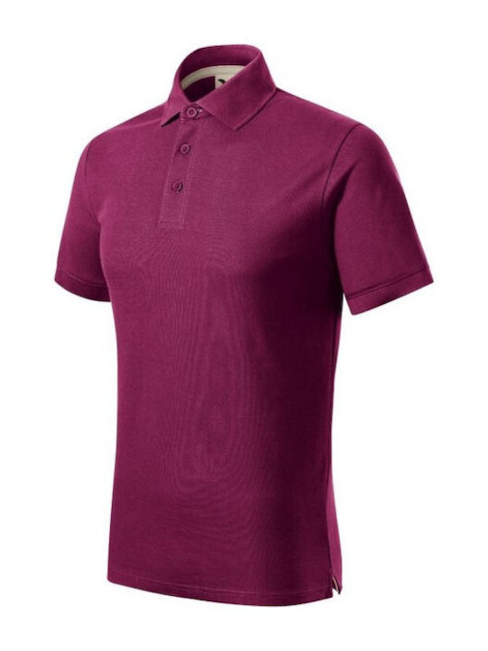 Malfini Men's Short Sleeve Promotional Blouse Purple