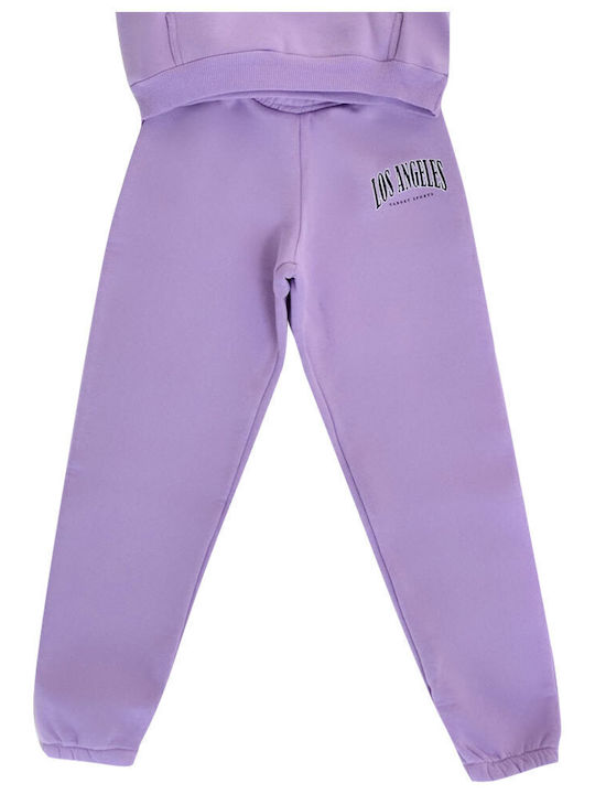 Kinder Sweatpants Set - Jogginganzug Lila 2Stück