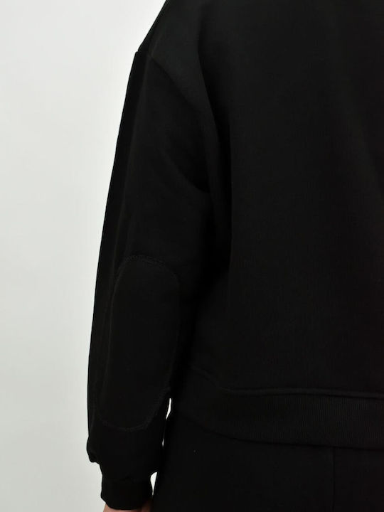 Women's Athletic Blouse Long Sleeve Black