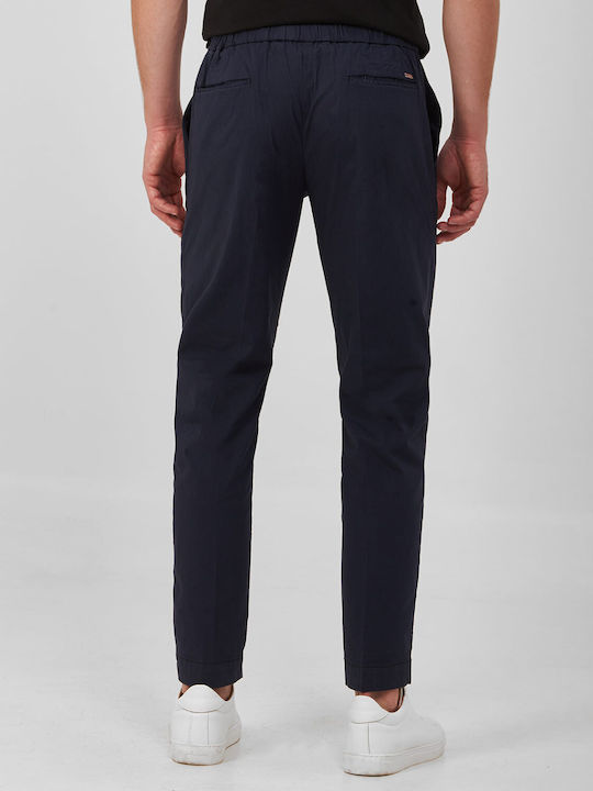 Markup Men's Trousers Chino in Slim Fit Blue