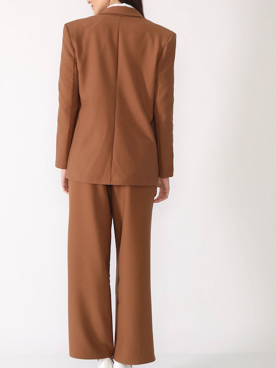 Women's Brown Suit