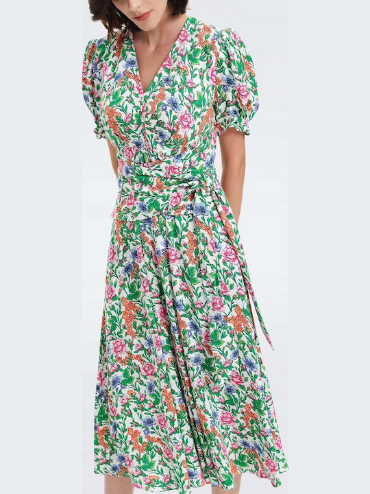 Summer Midi Dress Blue