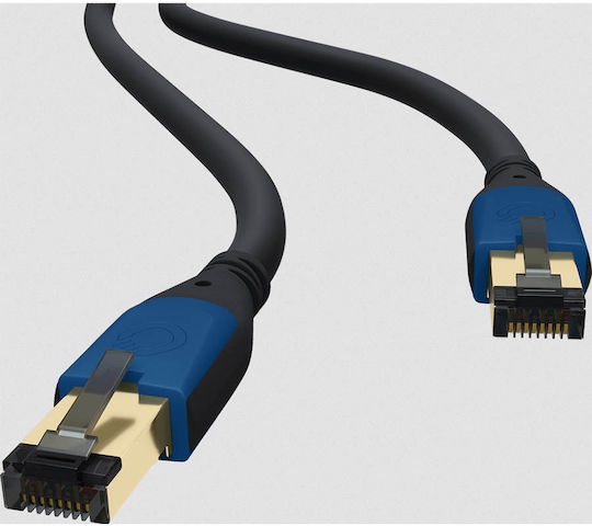 Oehlbach U/UTP Cat.8.1 Network Cable Ethernet 7.5m Black