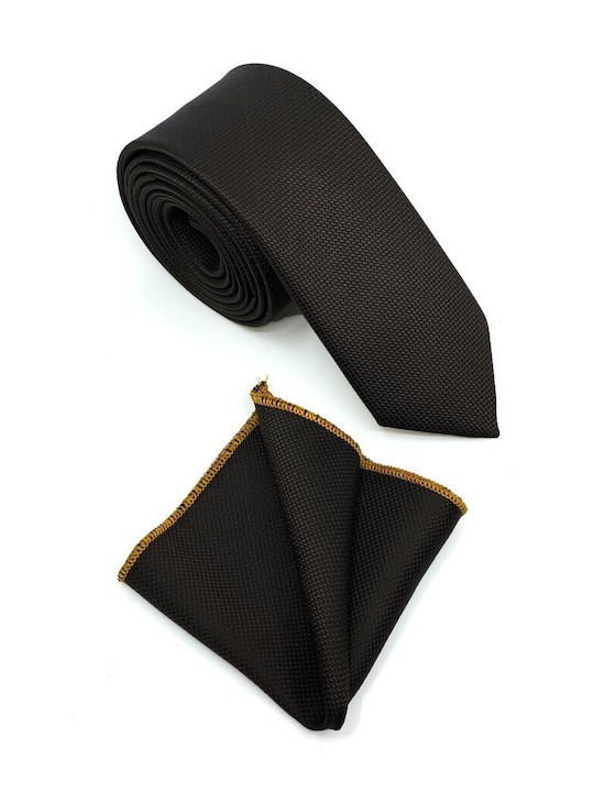 Legend Accessories Synthetic Men's Tie Monochrome Black