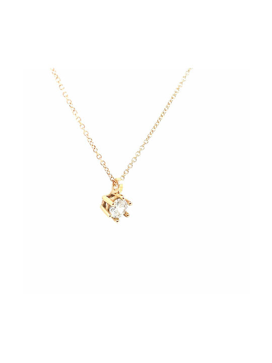 CHrysolithos Necklace from Gold 14K