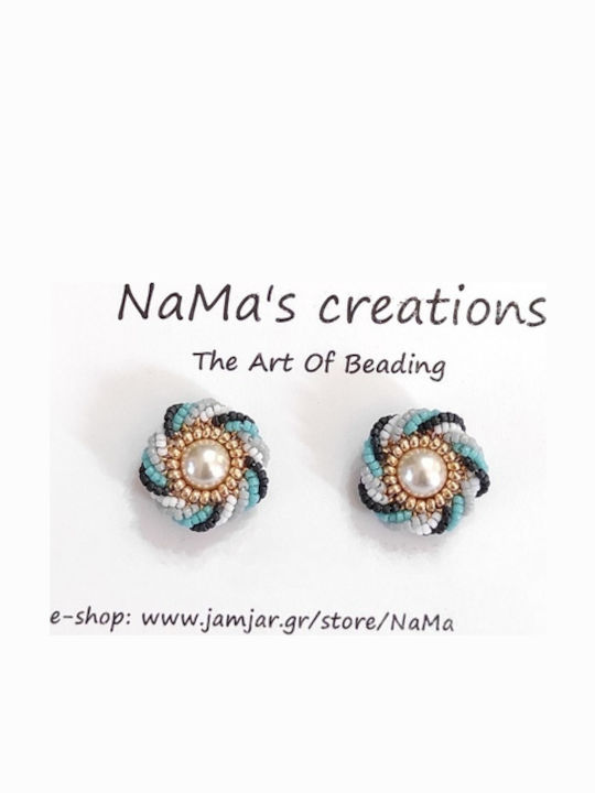 The Art of Beading Ohrringe mit Steinen & Perlen