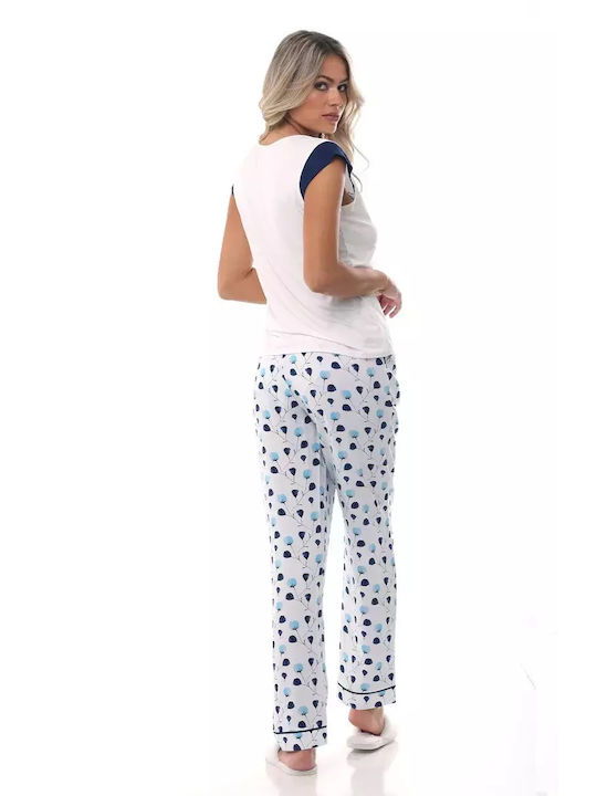 Bonatti Summer Women's Pyjama Set White P-22