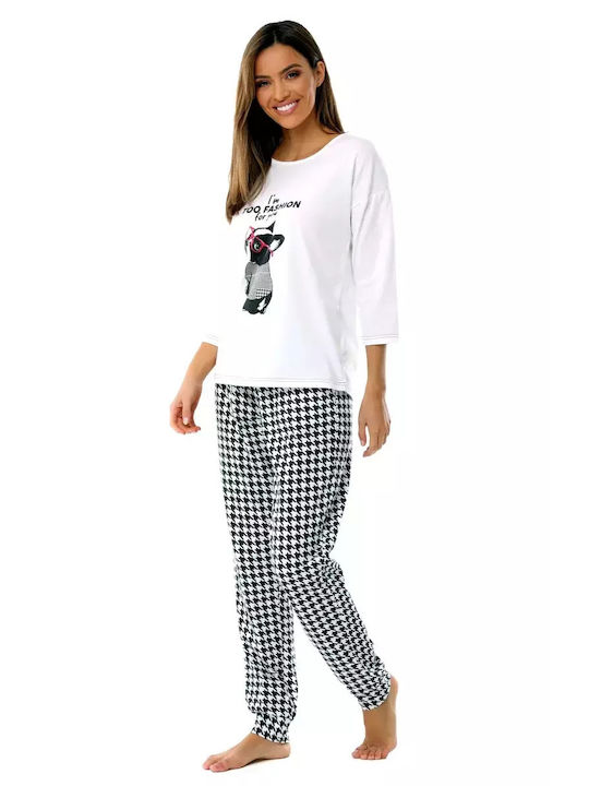 Bonatti Winter Women's Pyjama Set Cotton White