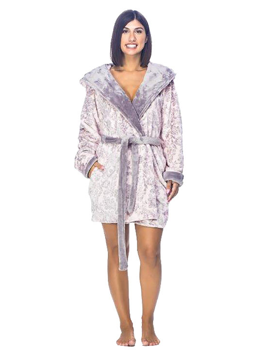 Koyote Winter Women's Robe Pink