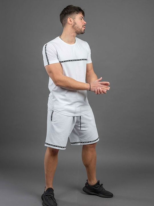 New Wave Men's Athletic Shorts White