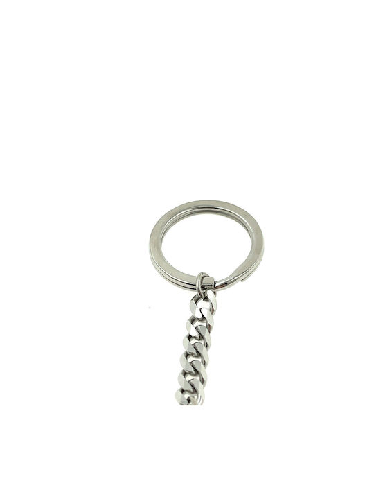 Χρυσόλιθος Keychain Metallic Silver