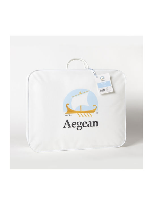 Aigaion Пухено Куинсайз с Пълнеж Microfiber 220x240бр Бял 200 г/м²Gsm