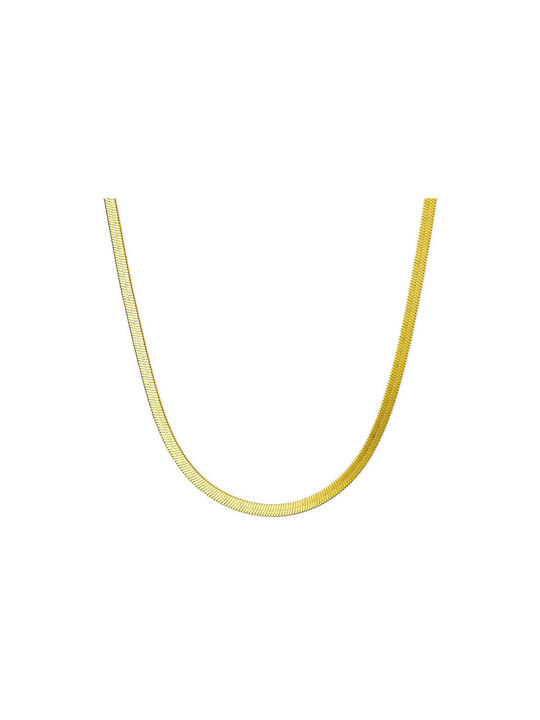 Chain Neck Snake Gold-plated