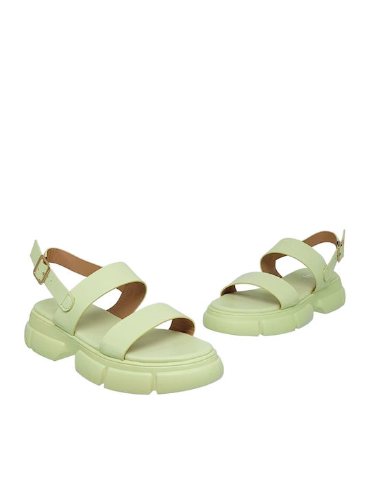 Γυναικεία Σανδάλια Flatforms Κίτρινα
