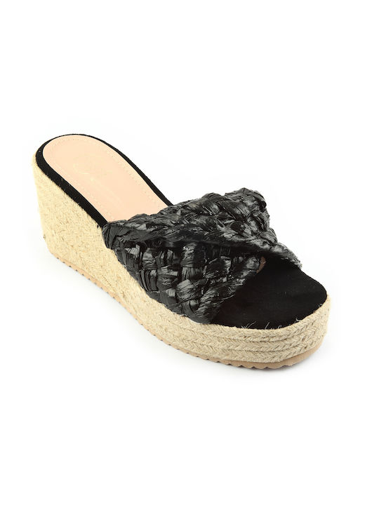 Fshoes Platforme dama Negre