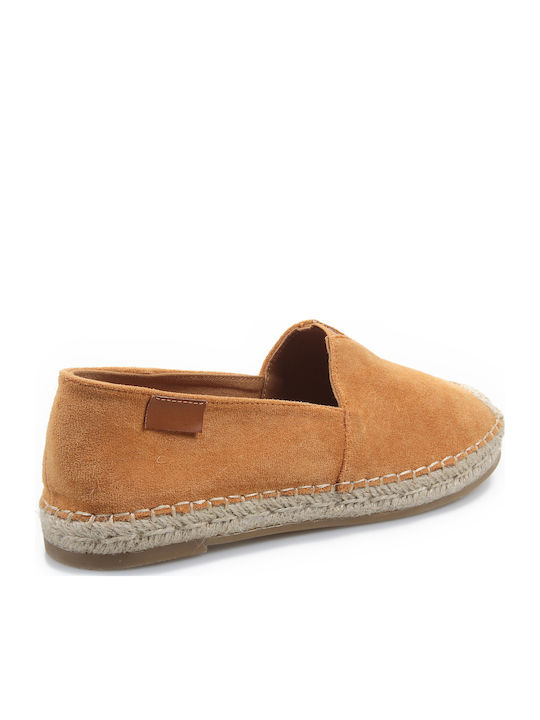 Women's Suede Espadrilles Tabac Brown