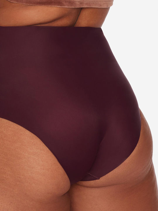 ESOTIQ High-waisted Women's Slip Seamless Burgundy