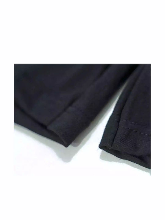 Kinder-Shorts/Bermudas Stoff Schwarz