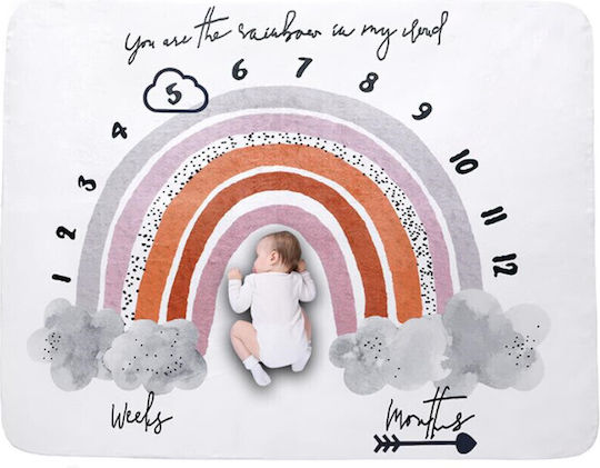 Queen Mother Baby Photography Sheet Rainbow