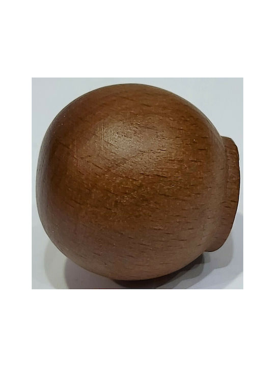 ACM Knob Furniture made of Wooden in Brown Color 9420-000-KARI 1pcs