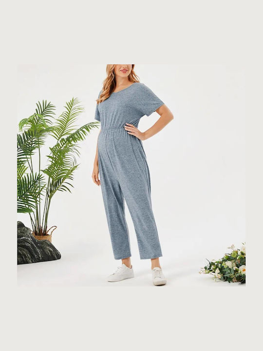 Maternity Overalls Gray