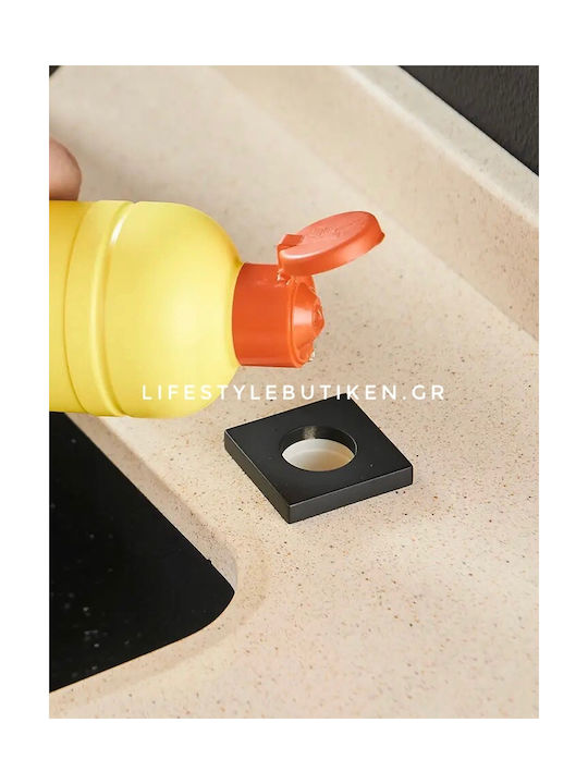 Naron Εντοιχιζόμενο Dispenser Κουζίνας Μεταλλικό Μαύρο 500ml