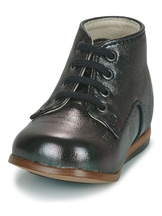 Kids Boots with Laces Black