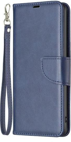 Lambskin Texture Wallet Μπλε (Oppo A98)