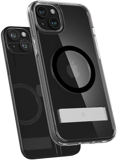 Spigen Ultra Hybrid S MagFit Back Cover Plastic 2mm Black (iPhone 15)