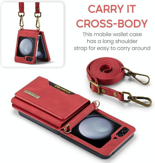 Series Wallet Κόκκινο (Galaxy Z Flip5)