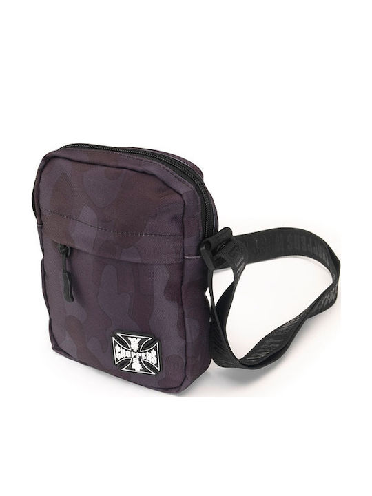 Men's Shoulder Crossbody Bag Burgundy