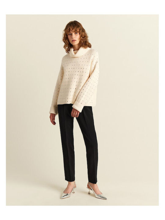 Forel Women's Long Sleeve Sweater Beige