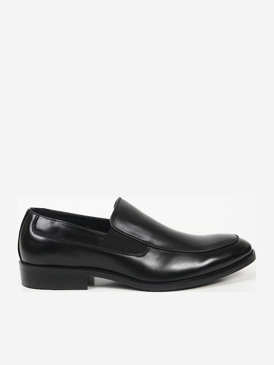 Δερμάτινα Ανδρικά Loafers σε Μαύρο Χρώμα