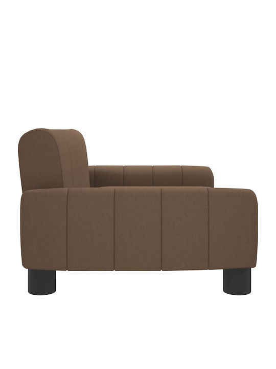 vidaXL Sofa Hundebett Braun 70x45cm.