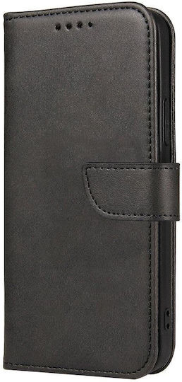 2020 Book Σιλικόνης / Δερμάτινο Μαύρο (Vivo Y51 2020 / Y51A)